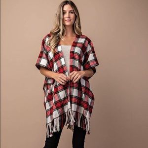 Plaid Cape